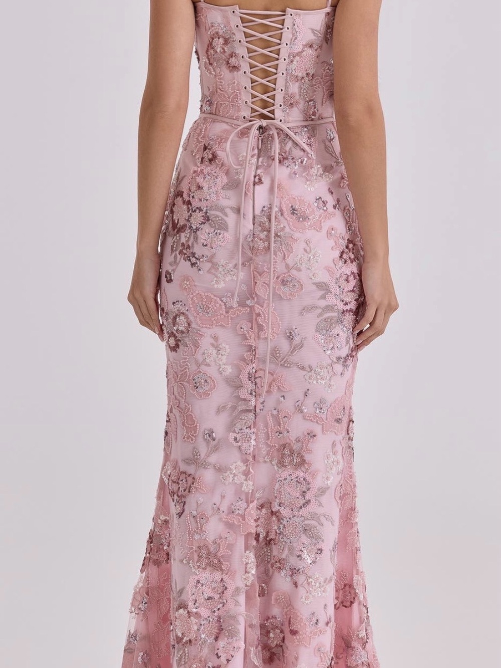 House Of Cb Naima Hand Beaded Gown Size - L View 2
